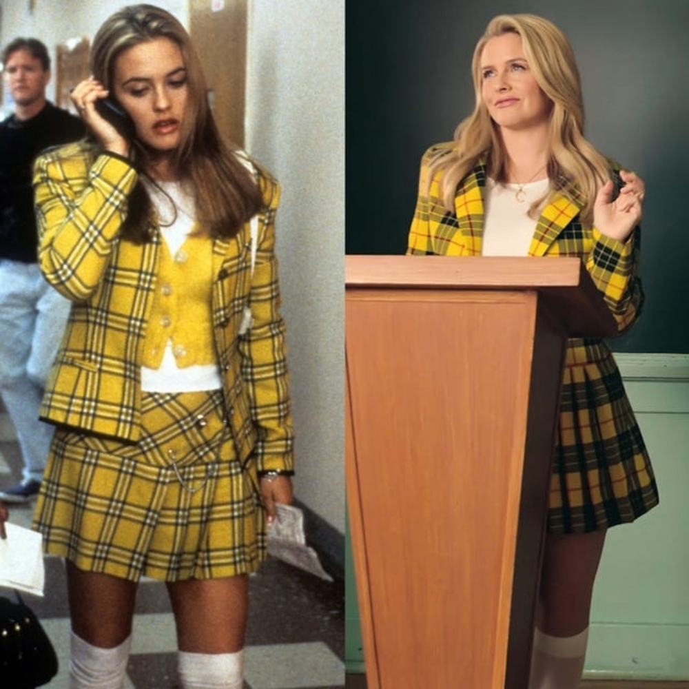 90s le chateau plaid skirt - Picture 5 of 5